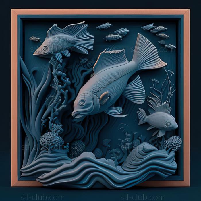 3D model st underwater (STL)